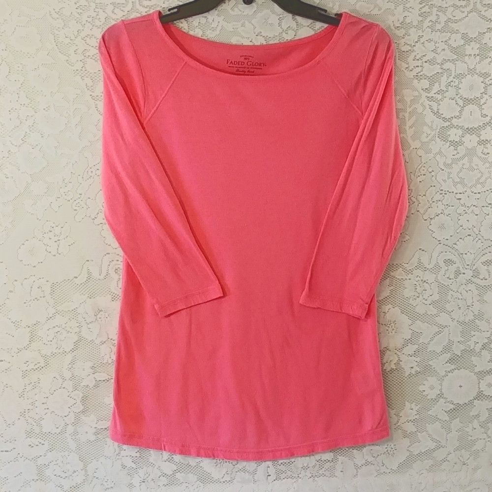 PINK FADED GLORY TOP.